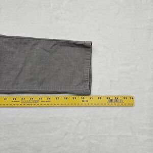 Pants Regular Fit Mens 32W 31L Gray Stretch 5 Pocket Chinos